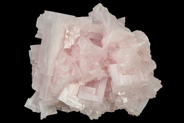 Pink Halite Crystal Cluster - Trona, California #239548